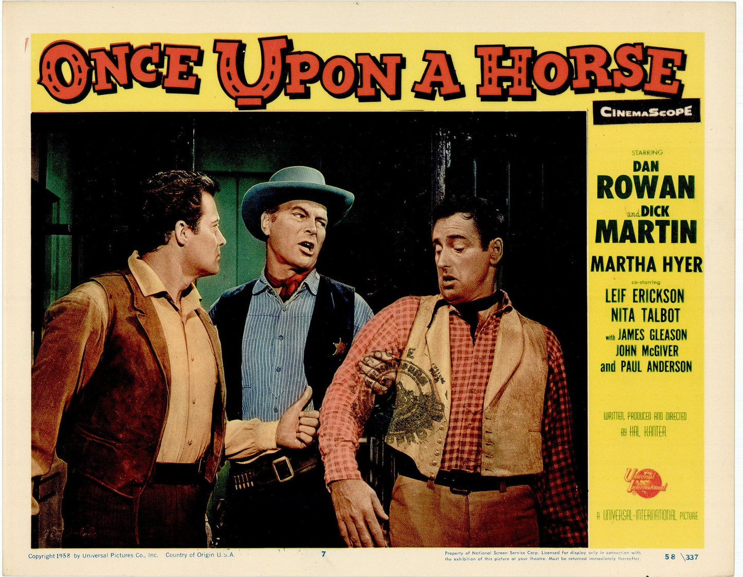 Once Upon a Horse Movie Lobby Card