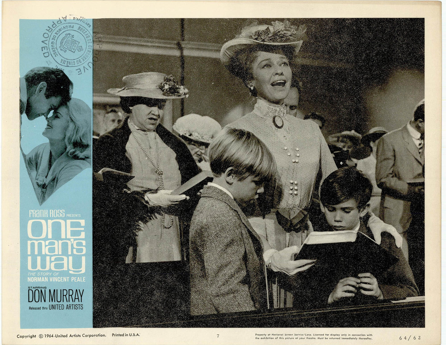 One Man's Way Movie Lobby Card