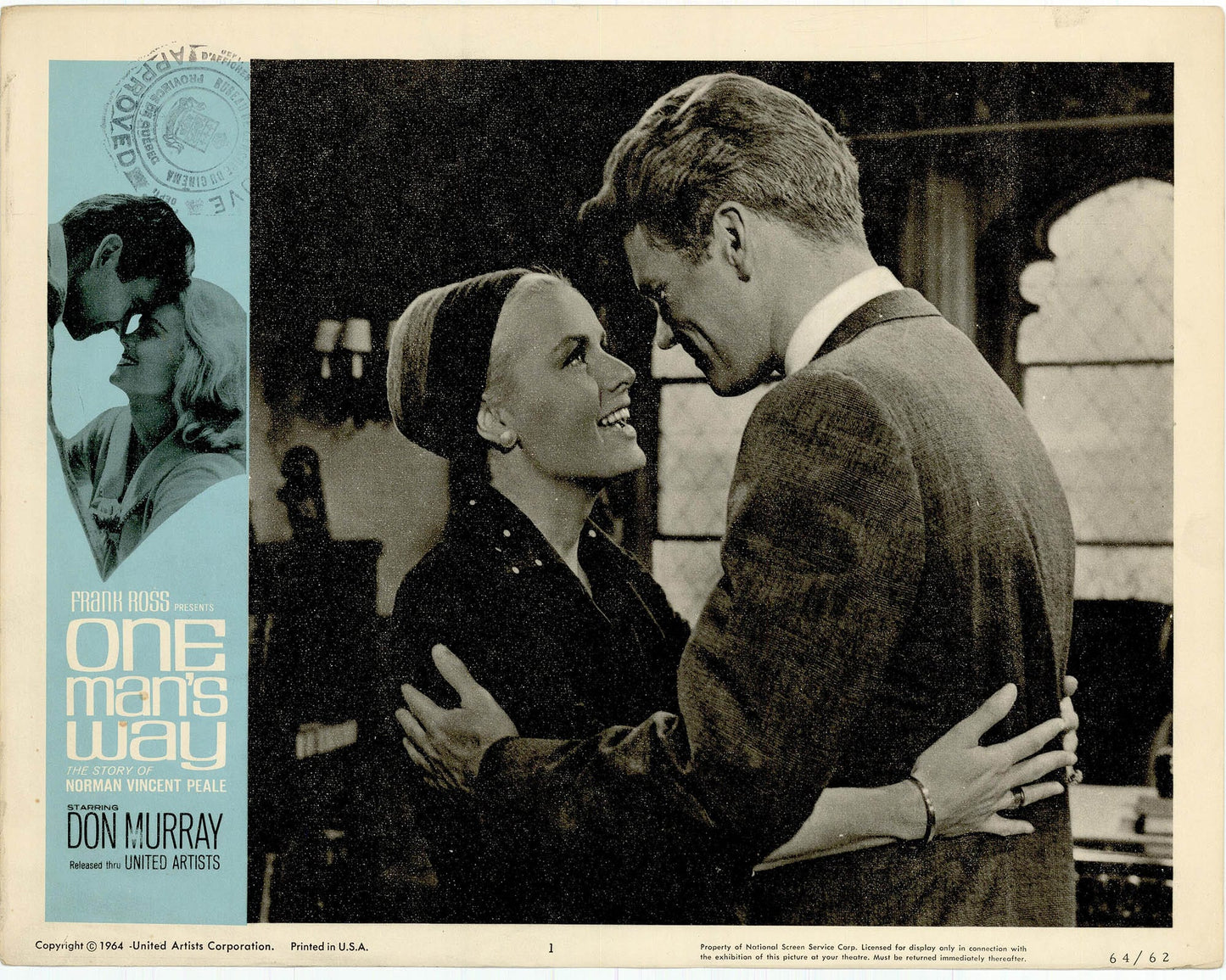 One Man's Way Movie Lobby Card