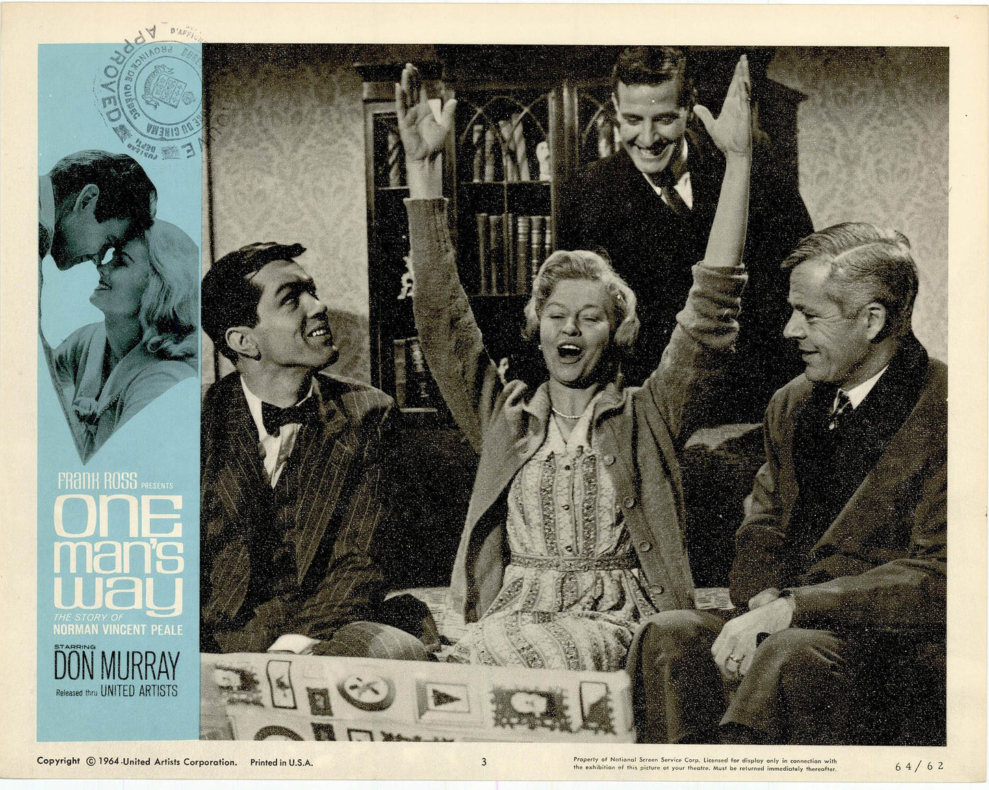 One Man's Way Movie Lobby Card