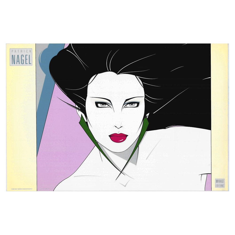 Patrick Nagel: Woman With Green Earrings Thumbnail