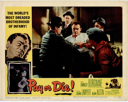 Pay or Die Movie Lobby Card