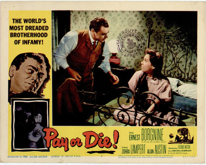 Pay or Die Movie Lobby Card