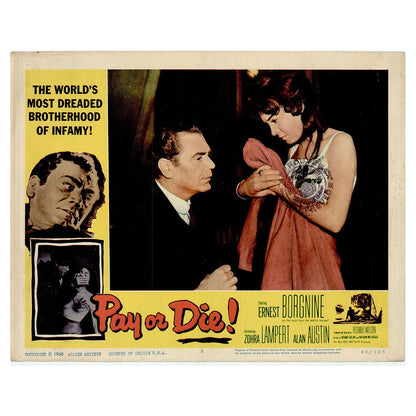 Pay or Die Movie Lobby Card