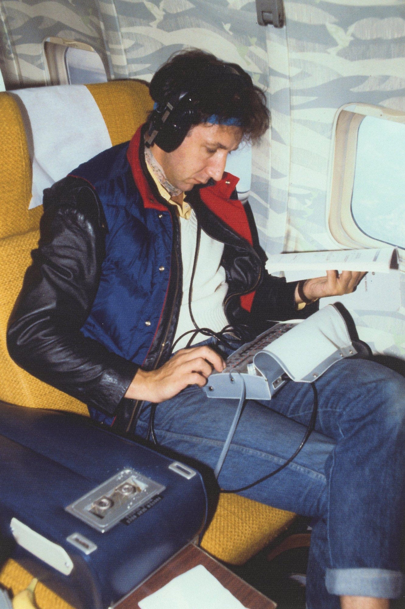 Neal Preston; Pete Townshend on a Plane Artist Proof