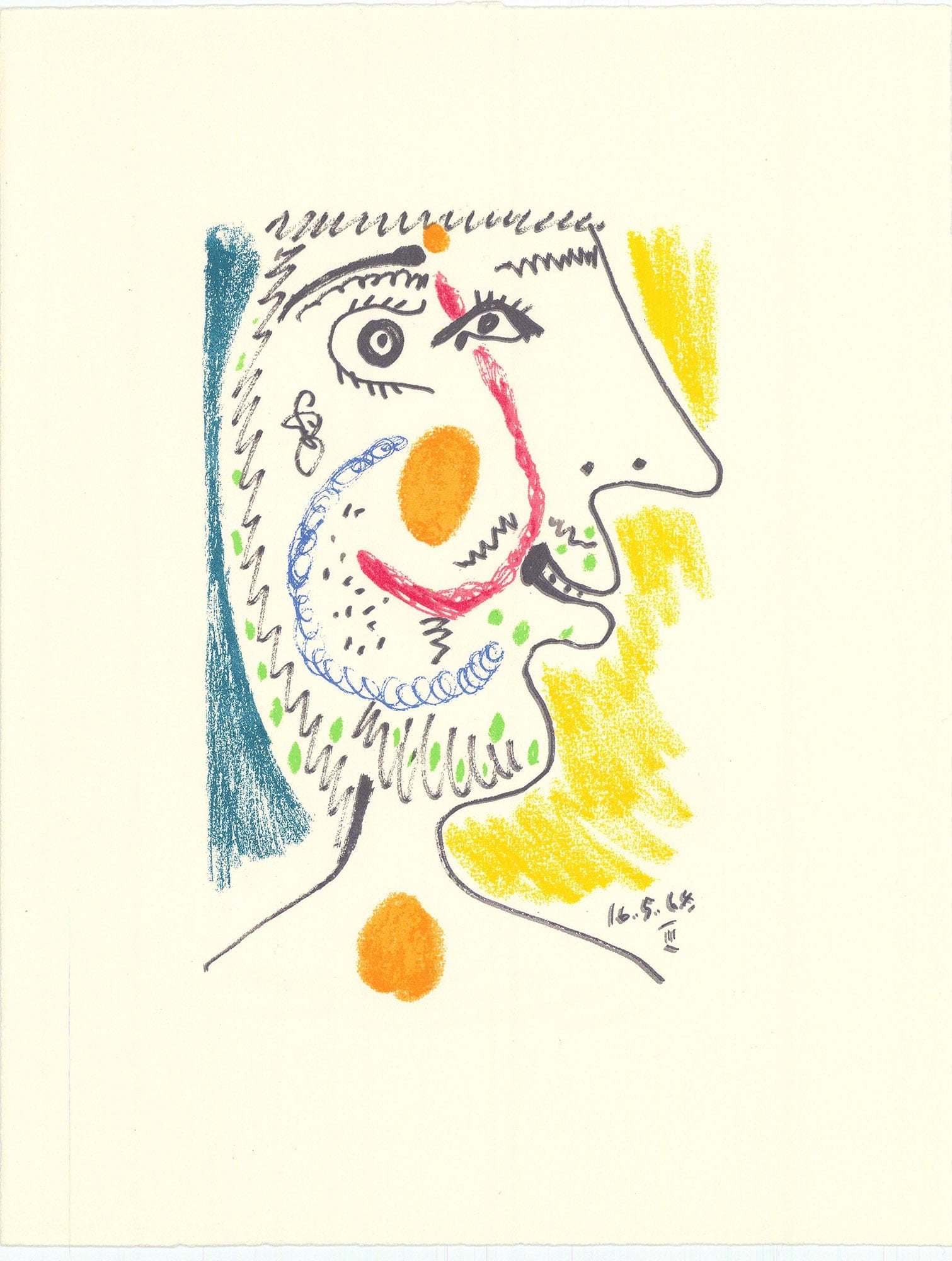 Pablo Picasso; Untitled from "Le Gout du Bonheur" Les Editions Cercle D’Art, Paris - 1970