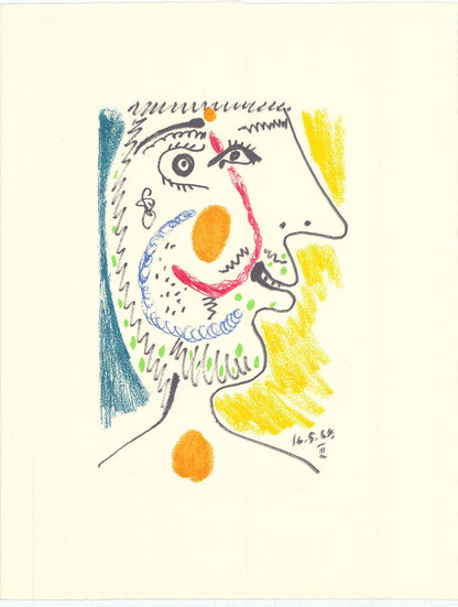 Pablo Picasso; Untitled from "Le Gout du Bonheur" Les Editions Cercle D’Art, Paris - 1970