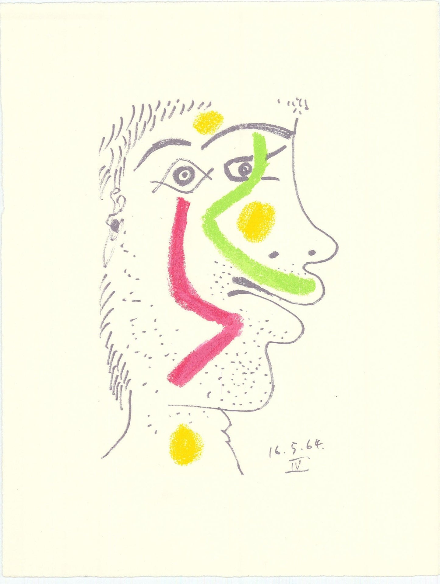 Pablo Picasso; Untitled from "Le Gout du Bonheur" Les Editions Cercle D’Art, Paris - 1970