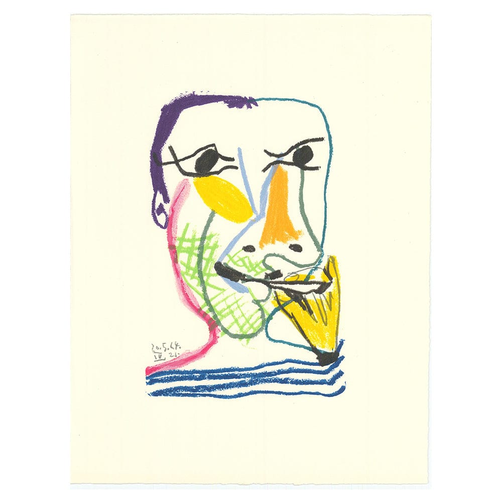 Pablo Picasso; Untitled from "Le Gout du Bonheur - 17" 1970