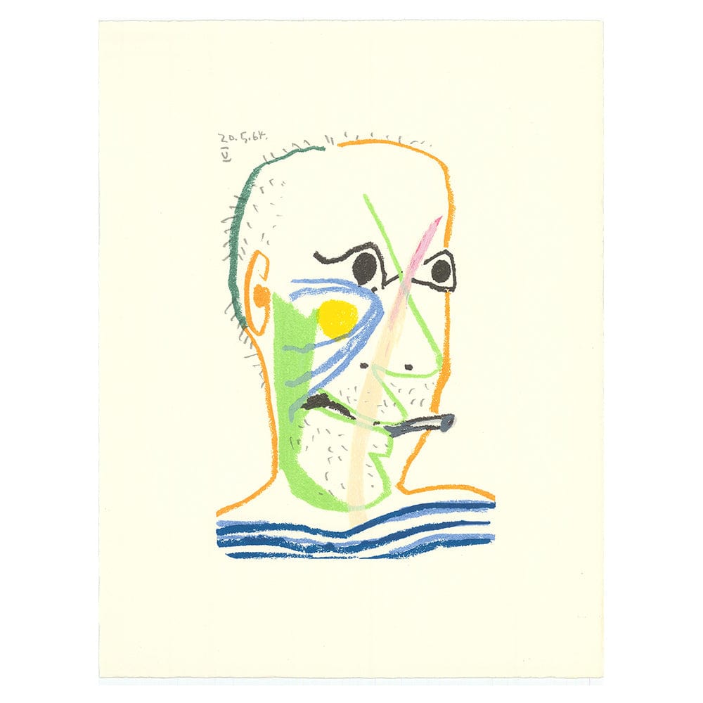 Pablo Picasso; Untitled from "Le Gout du Bonheur - 17" 1970