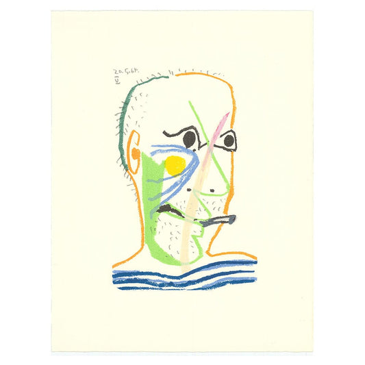 Pablo Picasso; Untitled from "Le Gout du Bonheur - 17" 1970