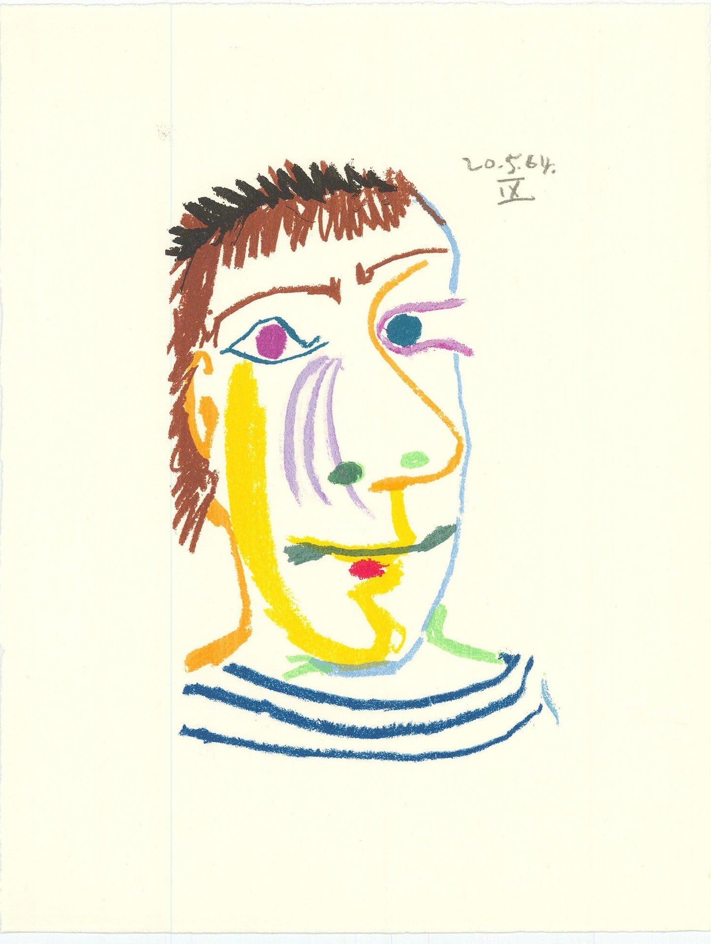 Pablo Picasso; Untitled from "Le Gout du Bonheur" Les Editions Cercle D’Art, Paris - 1970