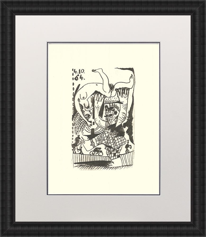 Pablo Picasso; Untitled from Le Gout du Bonheur - Framed