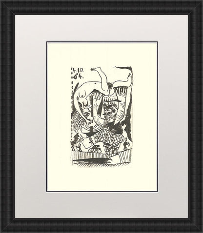 Pablo Picasso; Untitled from Le Gout du Bonheur - Framed