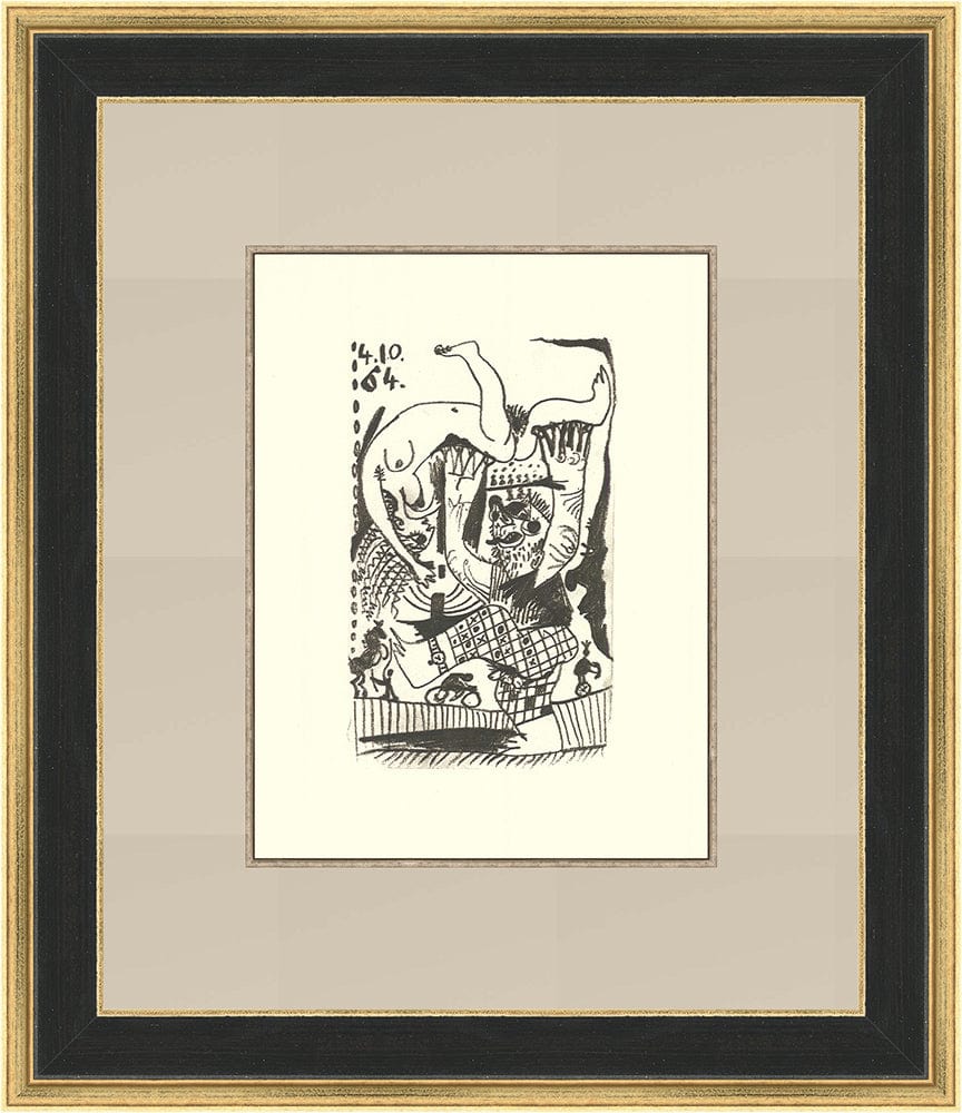 Pablo Picasso; Untitled from Le Gout du Bonheur - Framed