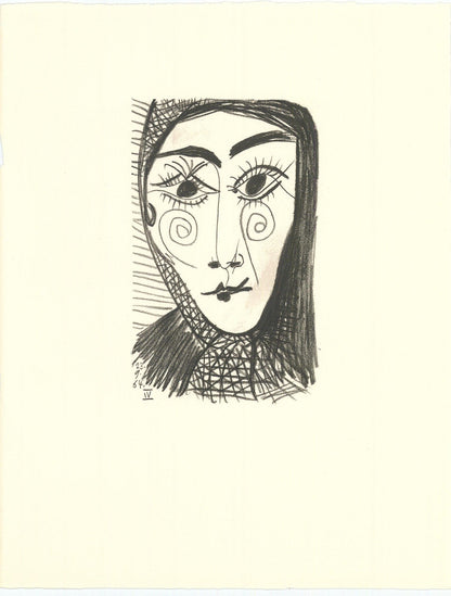 Pablo Picasso; Untitled from "Le Gout du Bonheur" Les Editions Cercle D’Art, Paris - 1970