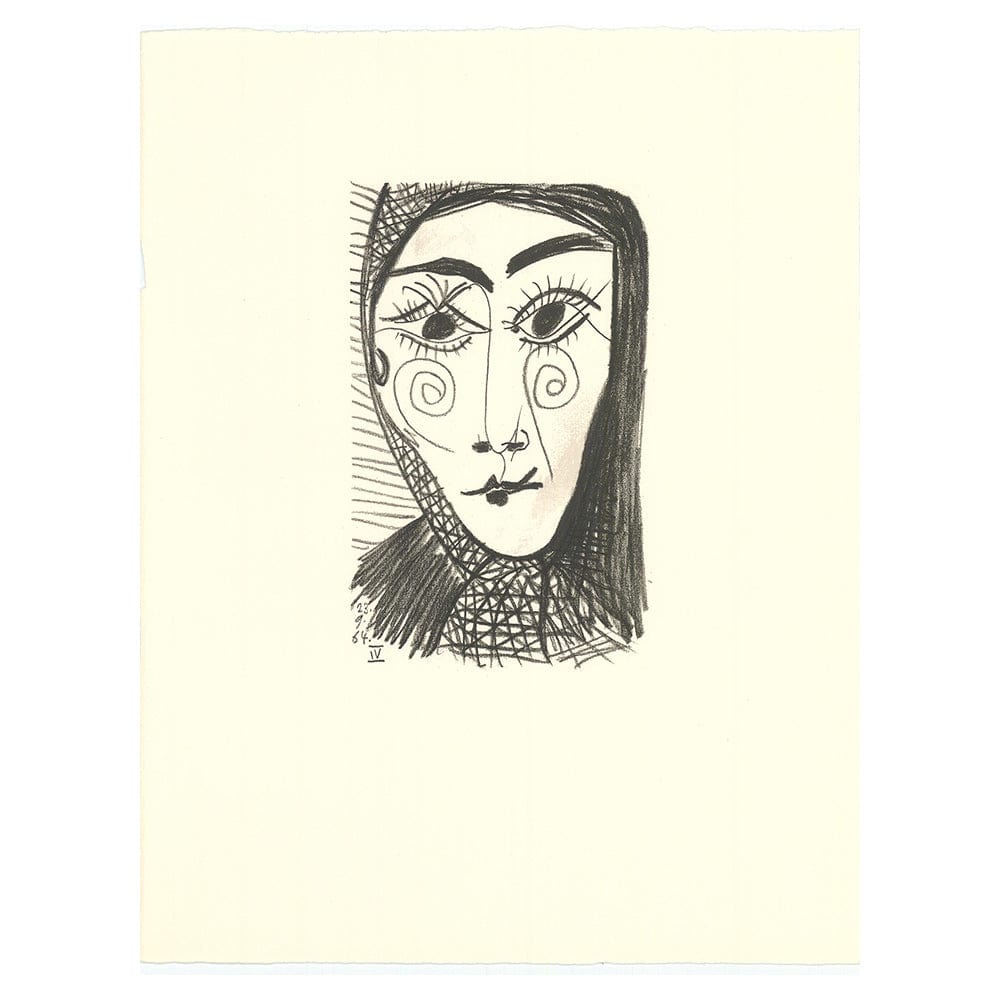 Pablo Picasso; Untitled from "Le Gout du Bonheur" Les Editions Cercle D’Art, Paris - 1970