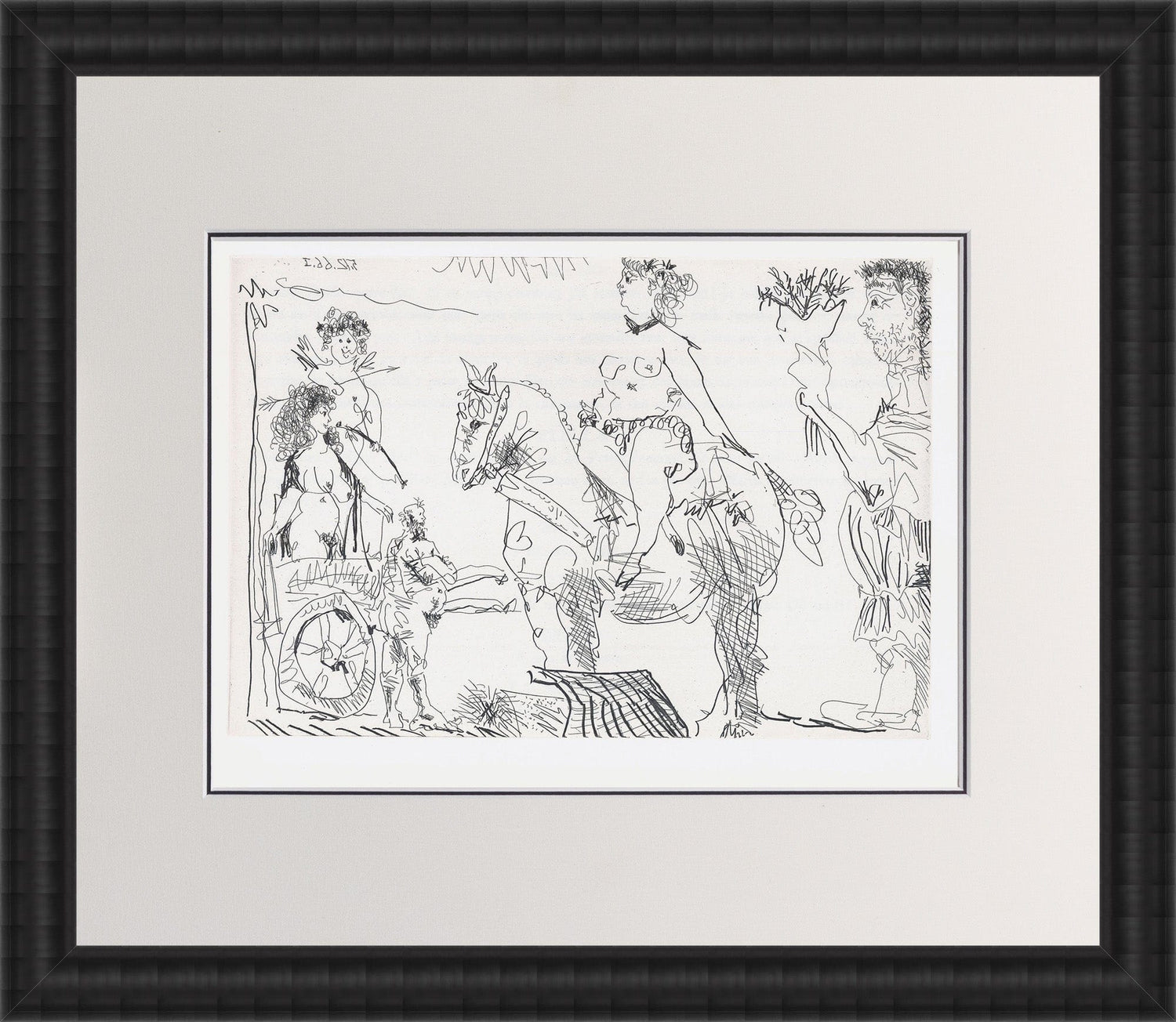Pablo Picasso; Untitled - From Cocu Magnifique; 8 Framed