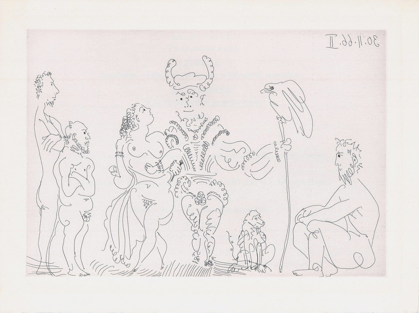 Pablo Picasso: Le Cocu et sa Famille, From Le Cocu Magnifique, 1966-68 Art G S Pawn