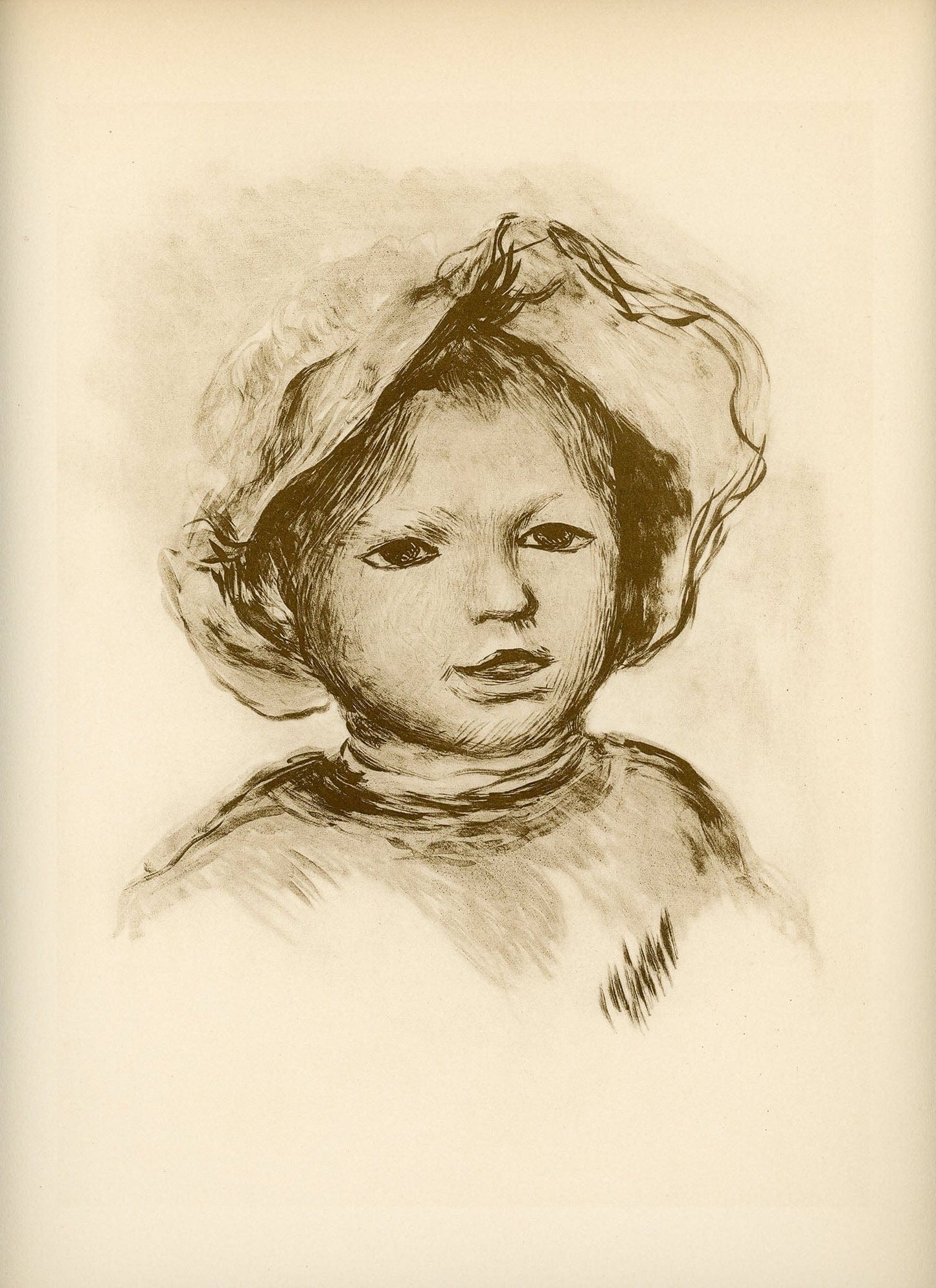 After Renoir - Pierre Renoir de Face