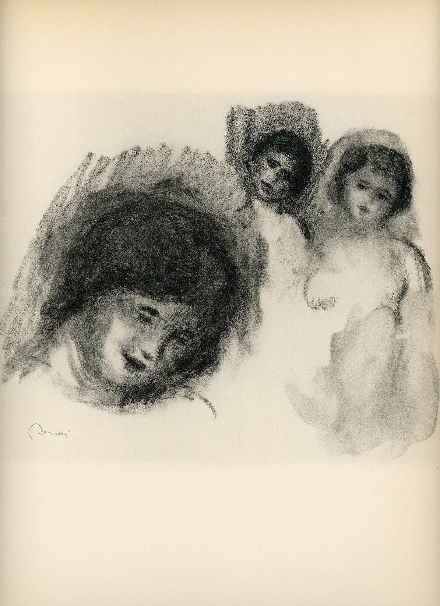 After Renoir - Pierre Aux Trois Croquis