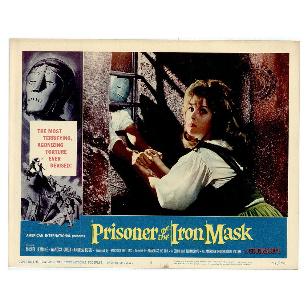 The Prisoner of the Iron Mask Movie Lobby Card