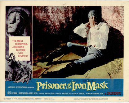 The Prisoner of the Iron Mask Movie Lobby Card