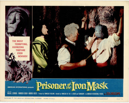 The Prisoner of the Iron Mask Movie Lobby Card