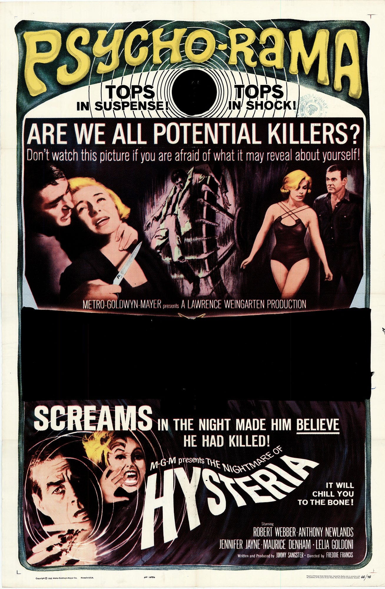 Hysteria - Classic Movie Poster