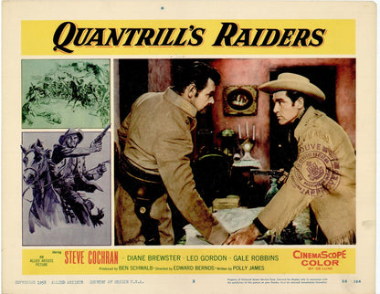 Quantrill's Raiders Movie Lobby Card