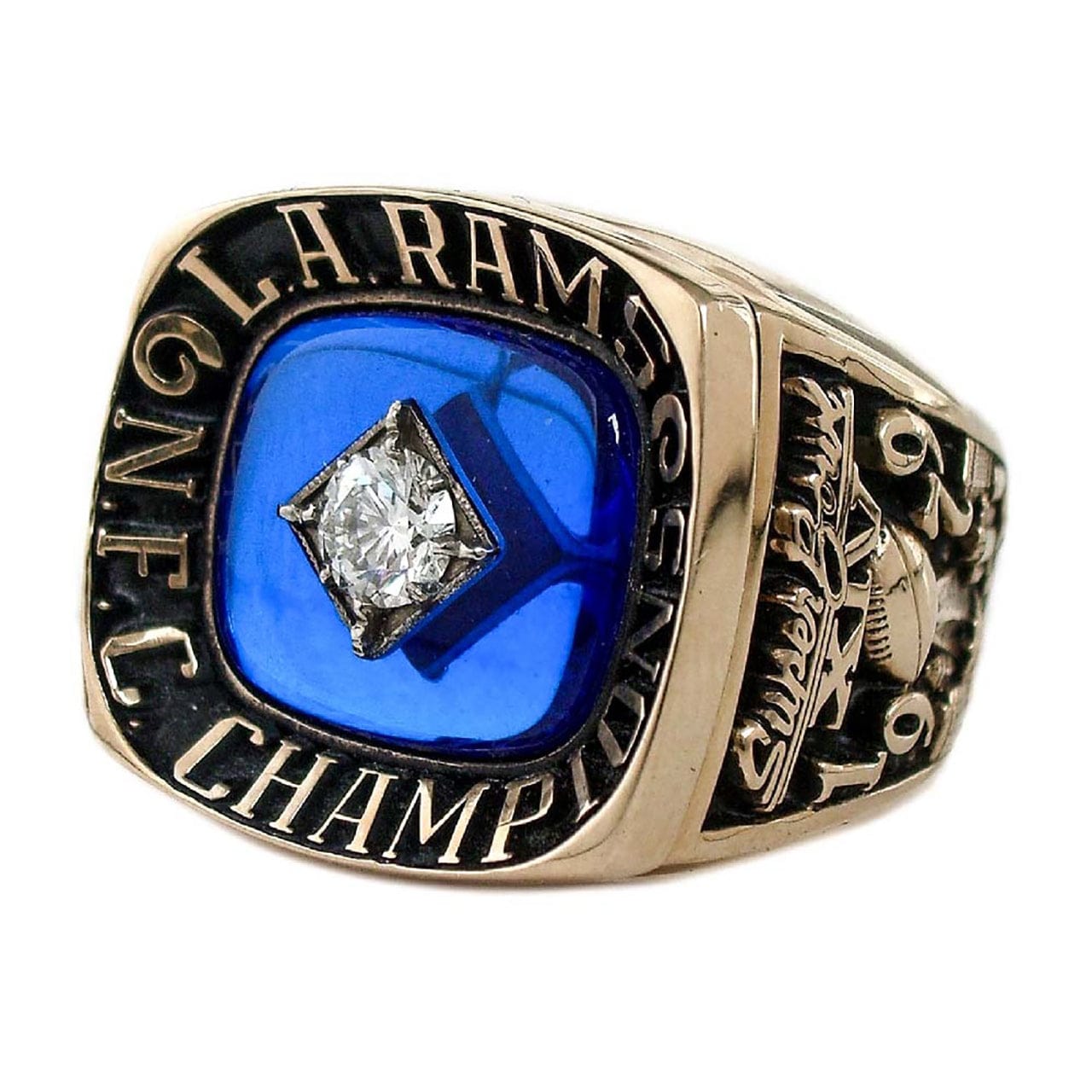 1979 Los Angeles Rams NFC Championship Ring – Gold & Silver Pawn Shop