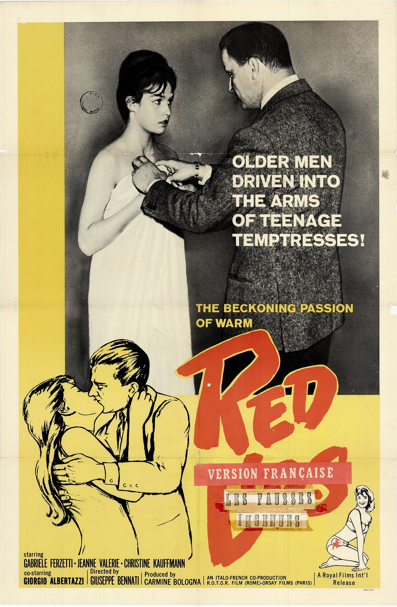 Red Lips - Classic Movie Poster