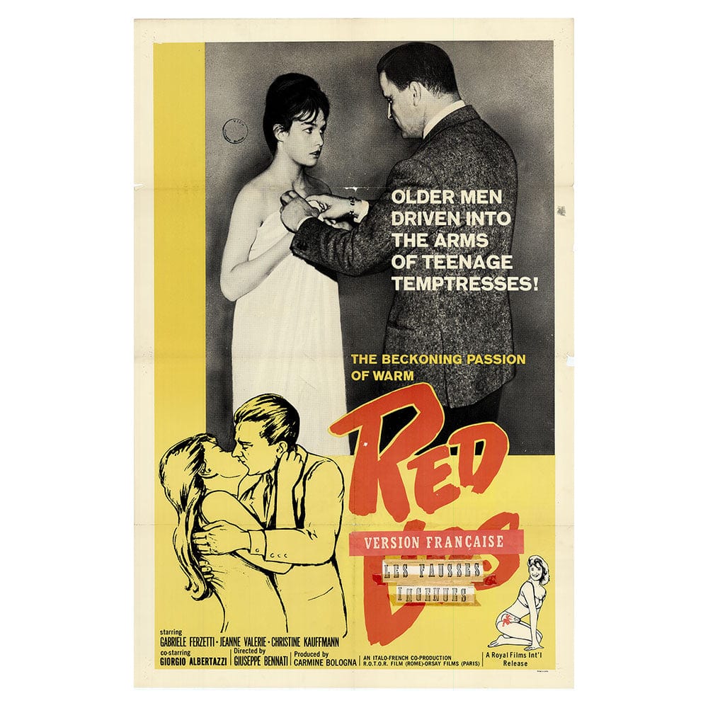 Red Lips - Classic Movie Poster