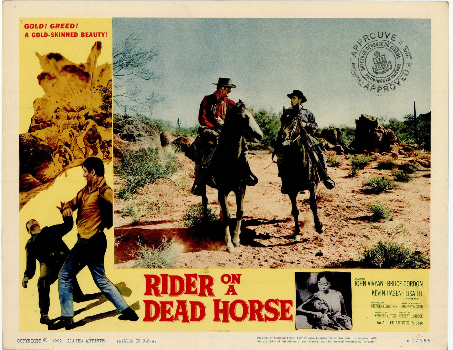 Rider on a Dead Horse Movie Lobby Card