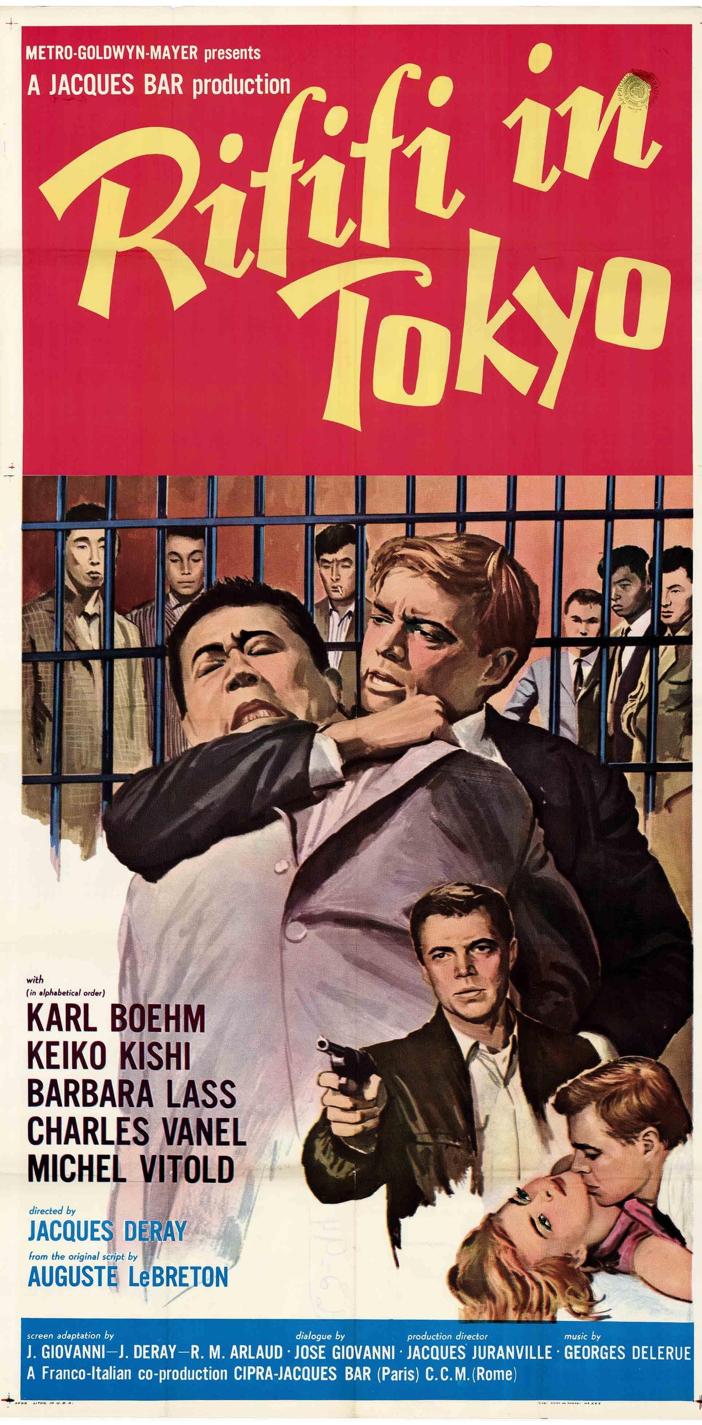 Rififi in Tokyo - Classic 2 Panel Movie Poster