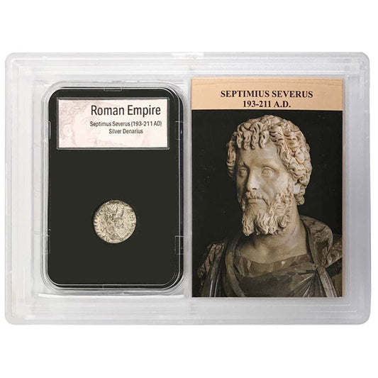 Roman Empire Septimus Severus 193-211 AD Silver Denarius