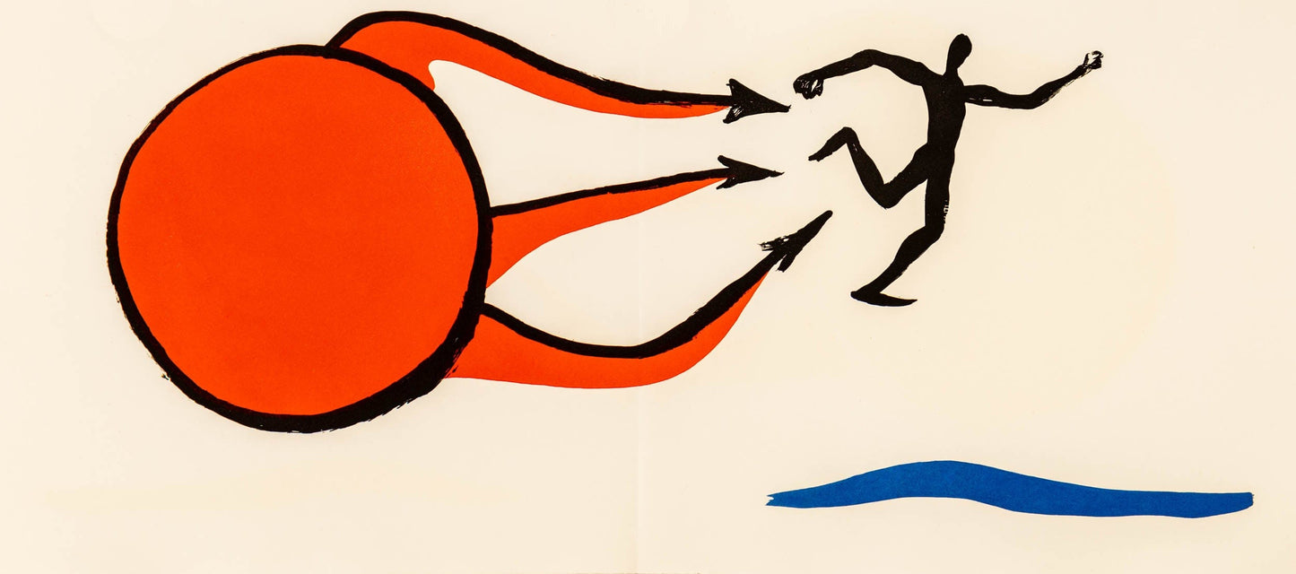 Alexander Calder Untitled The Sacrilege of Alan Kent Aquatint Lithograph 