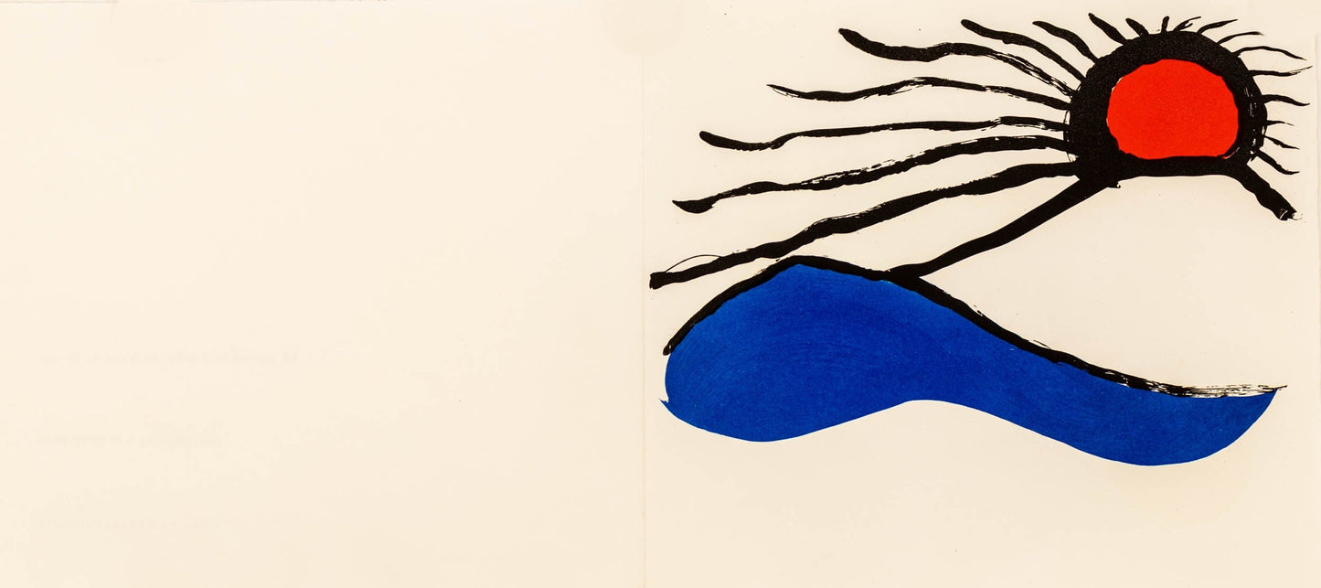 Alexander Calder Untitled The Sacrilege of Alan Kent Aquatint Lithograph 