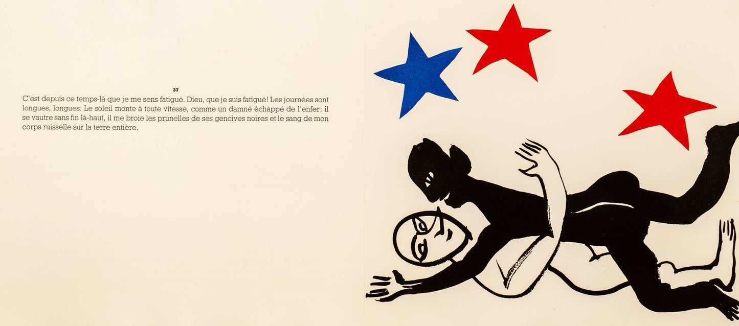 Alexander Calder Untitled The Sacrilege of Alan Kent Aquatint Lithograph 