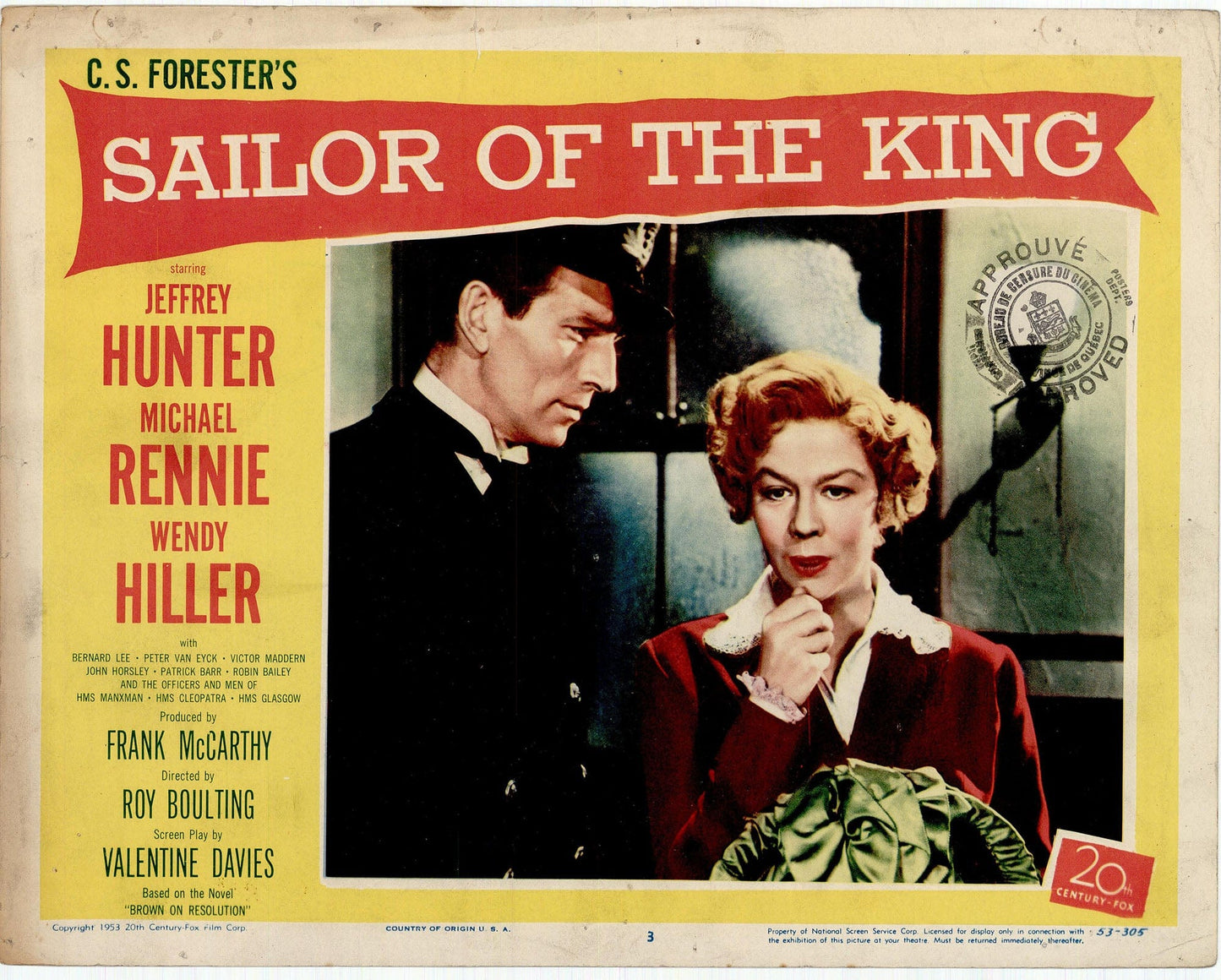 Sailor of the King Movie Lobby Card