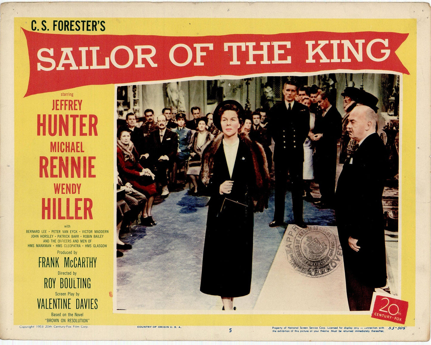 Sailor of the King Movie Lobby Card