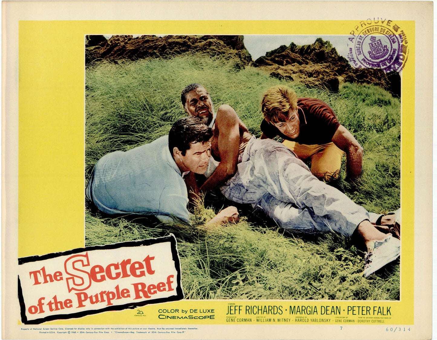 The Secret of the Purple Reef Movie Lobby Card