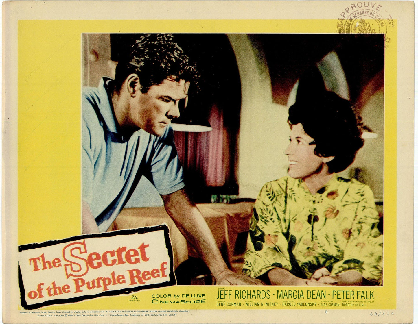 The Secret of the Purple Reef Movie Lobby Card