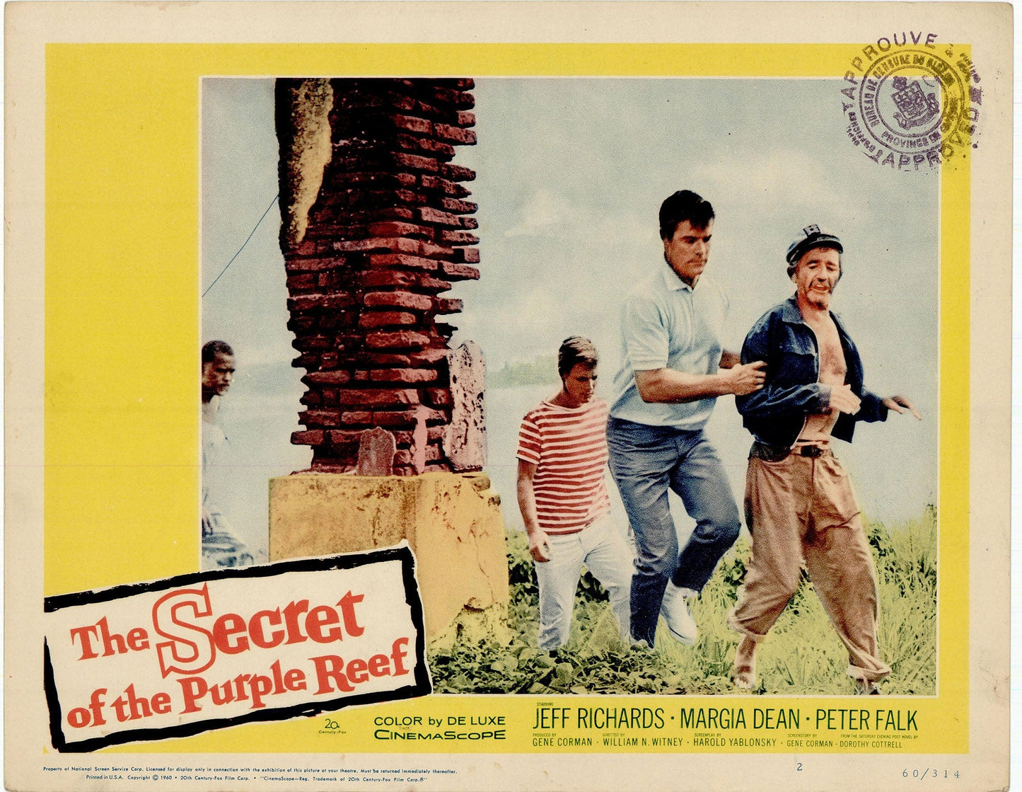 The Secret of the Purple Reef Movie Lobby Card