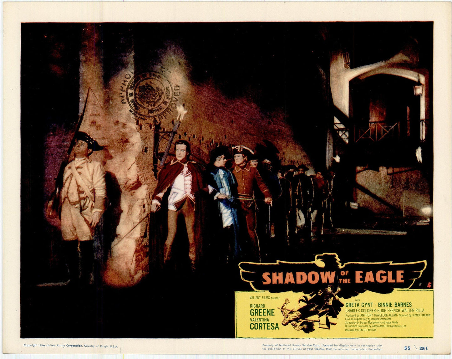 Shadow of the Eagle Movie Lobby Card