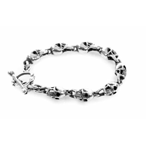 Rick's Skull Link Bracelet Small