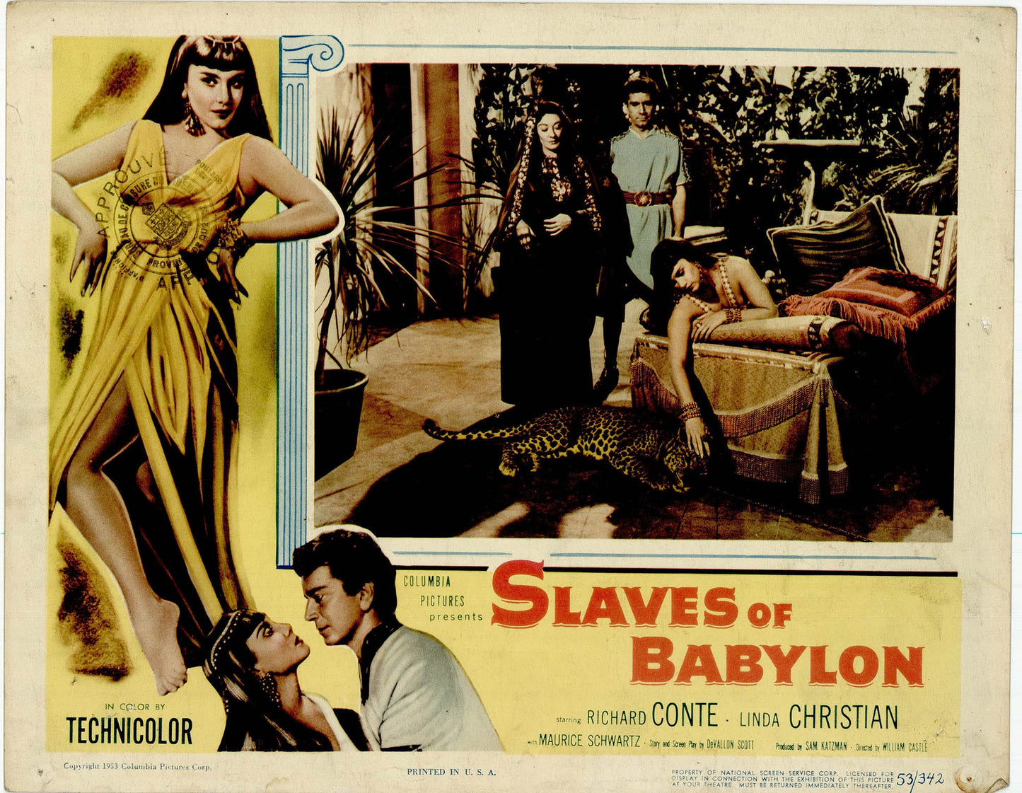 Slaves of Babylon Movie Lobby Card