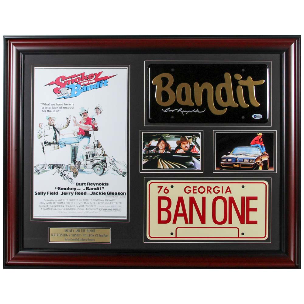 Smokey And The Bandit Signed By Burt Reynolds Memorabilia Thumbnail