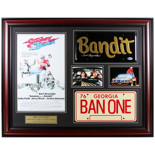 Smokey And The Bandit Memorabilia Signed By Burt Reynolds Thumbnail