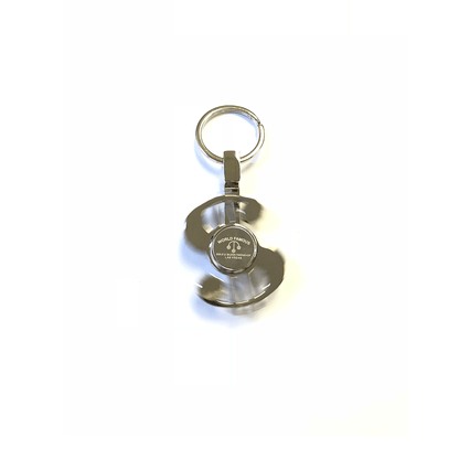 Money Sign Spinner Keychain